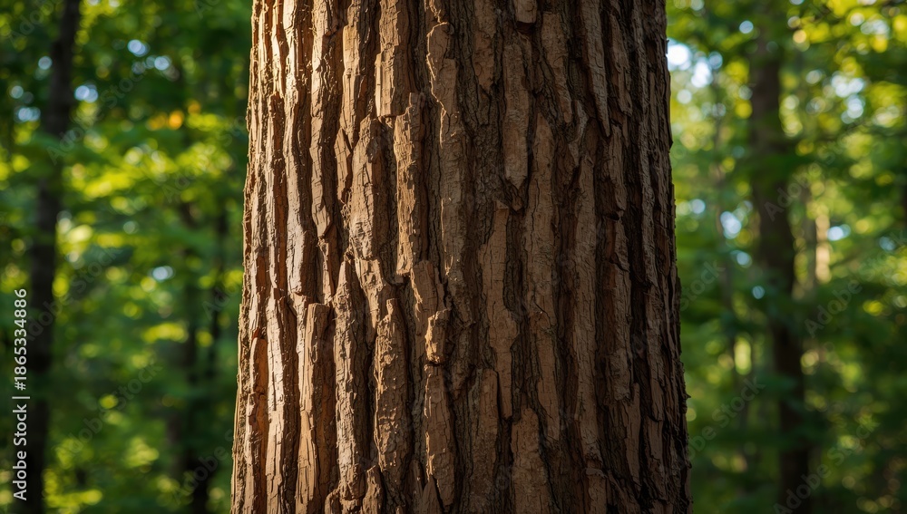 Obraz premium Close-up of tree bark surface serving as a natural background for layout and text placement