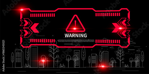 Warning alert to protect city data 