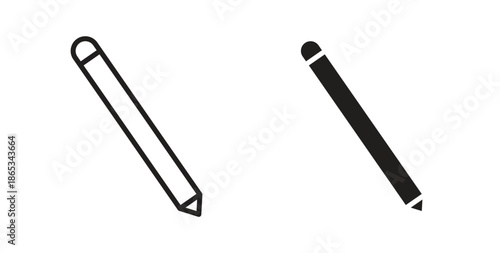 Eyeliner icons symbol. Simple, flat design for web or mobile app