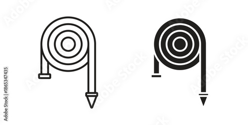 Hose icons symbol. Simple, flat design for web or mobile app