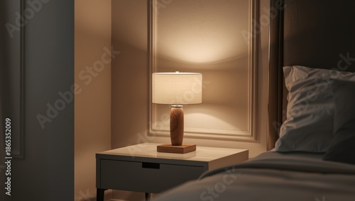 Compact bedside lamp offeri...