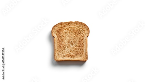 Single piece of toasted bre...