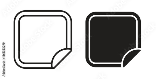 Nicotine patch icons symbol. Simple, flat design for web or mobile app