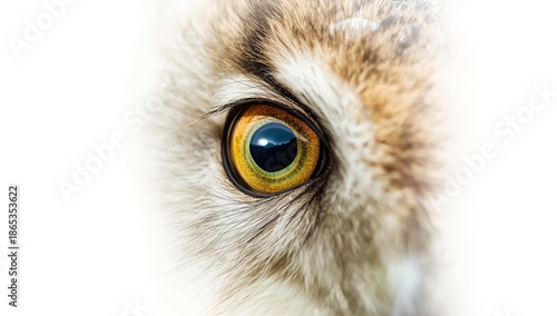 Macro shot of a Short-eared...