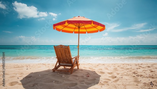 Seaside vacation scene feat...