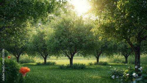 Dense greenery with numerou...