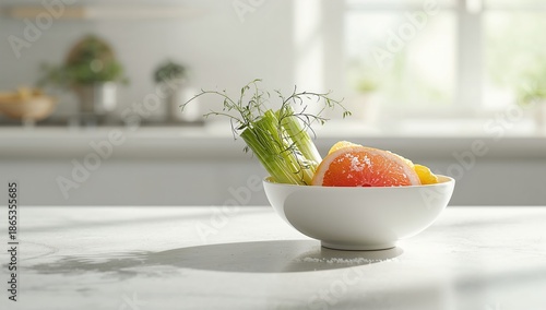 Fennel slices combined with...