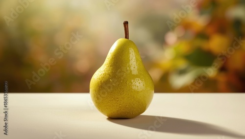 Ripe oriental pear with smo...