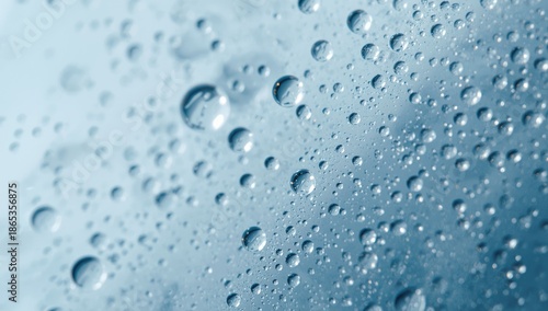 Close-up of water droplets ...