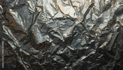 Wrinkled metal surface serv...