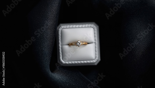 Jewelry ring with gemstone ...