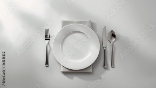 Basic tableware arrangement...