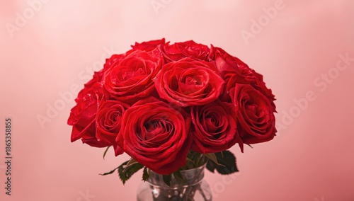 Valentine roses in bloom fo...