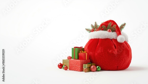Santa Claus bag containing ...