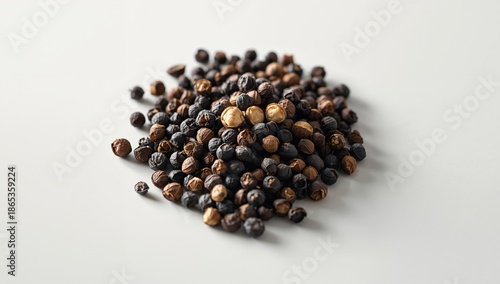 Black pepper seeds split op...