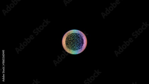 Colorful disc and sphere wi...