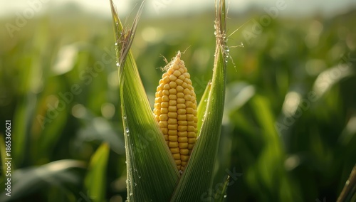 Close-up of dried corn husk...
