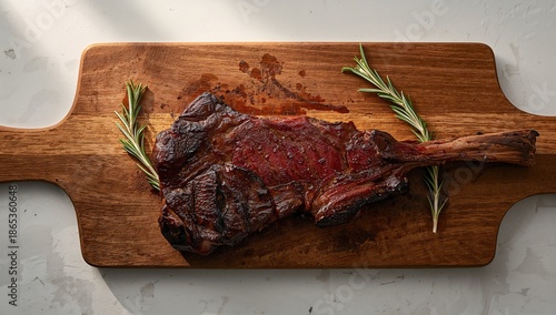 Beef steak cooked for grill...