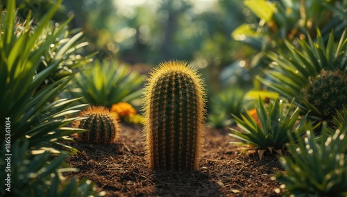 A collection of succulents ...