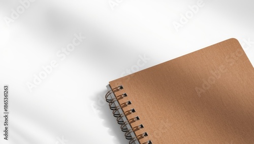 Detailed shot of a notebook...