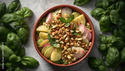 Vegetable and fruit salad f...