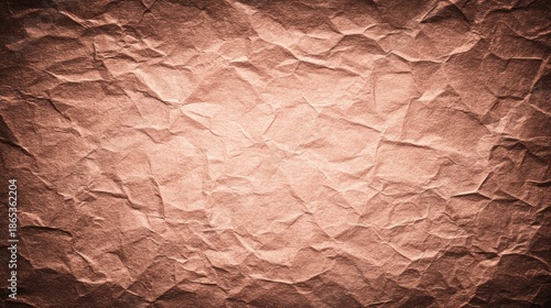 Wallpaper Mural Textured background displays intense wrinkles and folds upon aged paper material with warm illumination Torontodigital.ca
