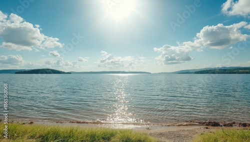 Bright sunlight over Sukhod...