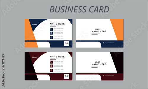 professional business card design, different colors
corporate design, template design, modern design 
colorful business card design, creative design 
brand identity, print design 