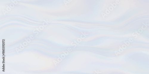 Abstract blue silk background with flowing waves featuring a clean winter frost texture of frozen snow and icy crystal patterns under a light cold sky
