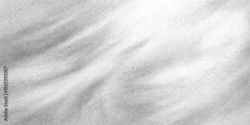 A fresh closeup of white cotton fabric and paper texture reveals a light frozen frost pattern resembling a cold winter snow surface or a gray marble stone backdrop for a nature inspired material 