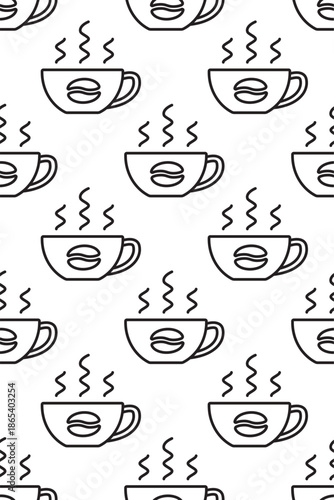 Cup of coffee pattern
