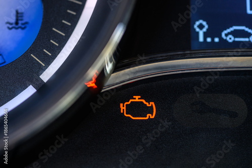Car check engine indicator light