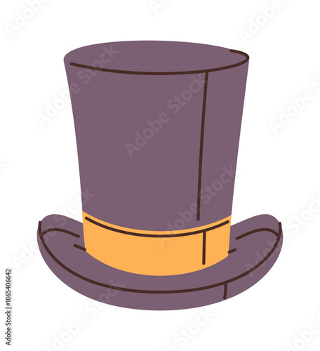 Classic top hat male headwear