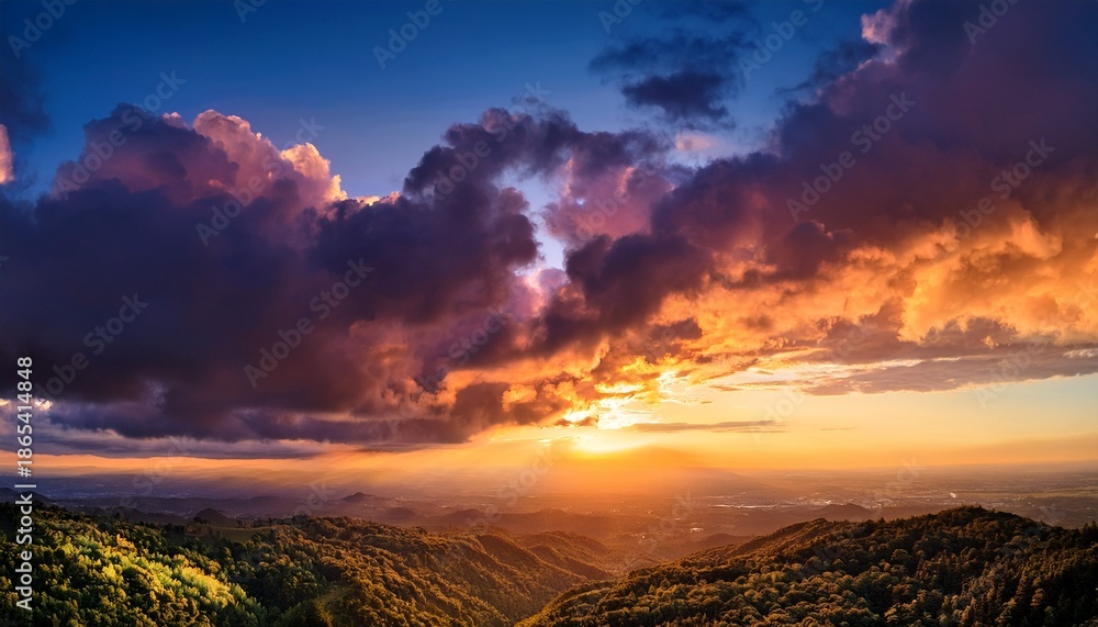 Obraz premium Dramatic Sunset Cloudscape