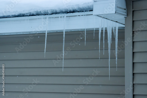 icicles on the roof