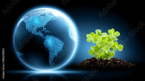 Sustainable Future Where Technology Meets Nature