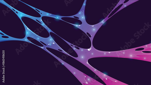 Pink slime dripping, liquid goo or mucus texture