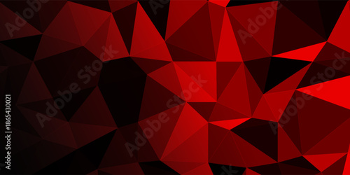 Mosaic abstract pattern ambience background texture. geometric low polygon red gradient design. Suitable for greeting, banners, page, surfaces, business, presentation, poster, display, advertisement
