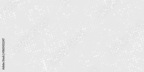 Dot white gray wave light technology texture background. Abstract big data digital concept.