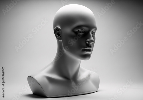 Mannequin Bust Minimal Studio Shot