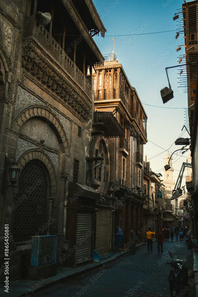 Fototapeta premium Streets Of Cairo In The Morning 