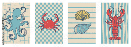 Vintage Italian Food Art Posters