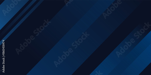 Blue black abstract background geometry shine and layer element vector for presentation design. Suit for business, corporate, institution, party.