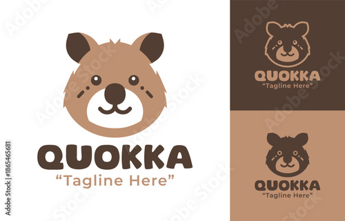 Quokka Logo Modern Minimalist Wildlife Identity
