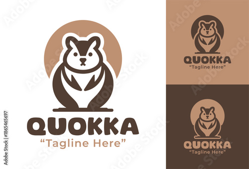 Quokka Logo Modern Minimalist Nature Identity