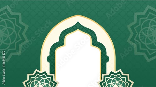 Islamic Arch Motion Background