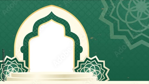 Islamic Arch Motion Background