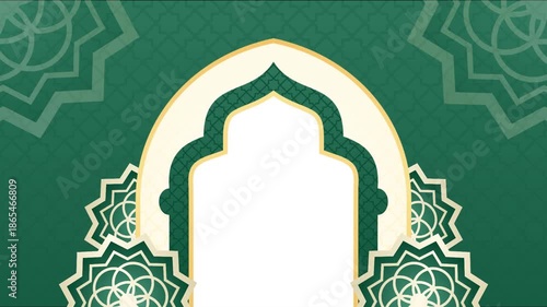 Islamic Arch Motion Background