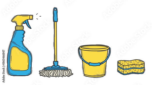 Essential Cleaning Supplies for a Sparkling Home.