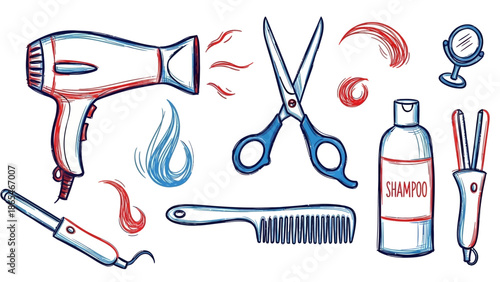 Hairdressing Tools and Accessories for Professional Hair Stylists.